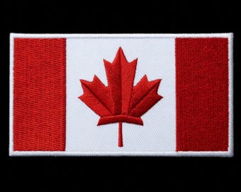 Patch Canadese vlag (4 x 2), verpakking van 2