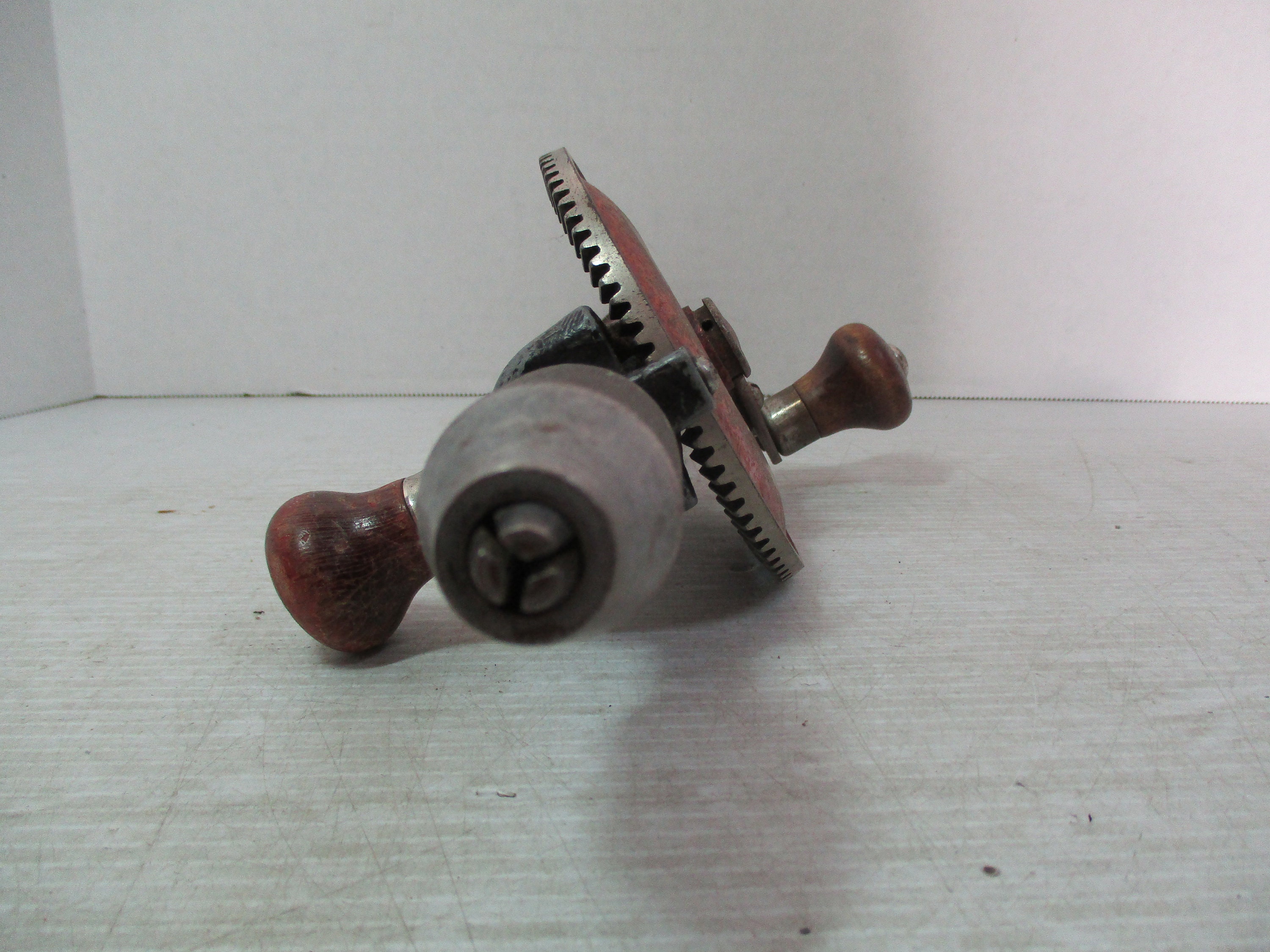 Vintage Craftsman Hand Crank Egg Beater Drill 14 1/2 Long Woodworking