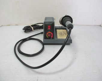 Vintage Soldering Iron with Base and Adjustable Controller