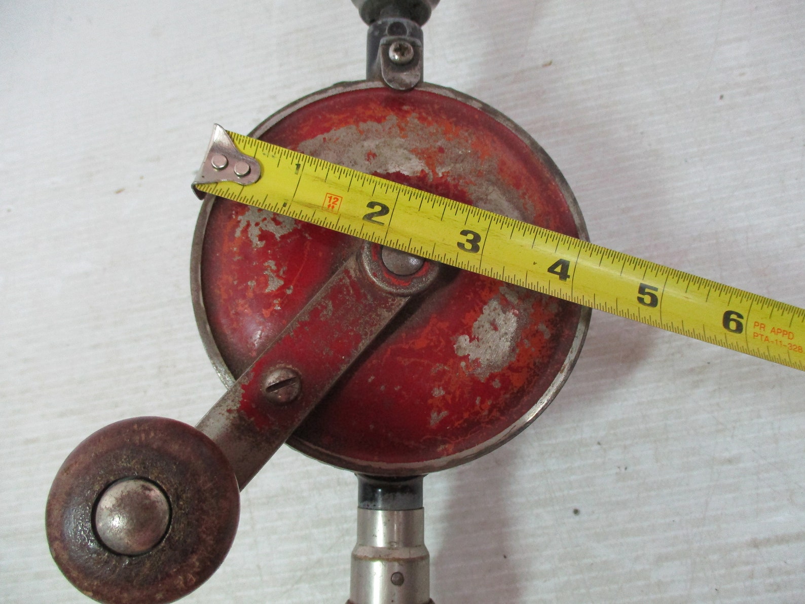 Vintage Craftsman Hand Crank Egg Beater Drill 14 1/2 Long Woodworking