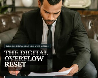 Digital Declutter Workbook PDF, Laptop File Organizer, Tabs Downloads Zurücksetzen