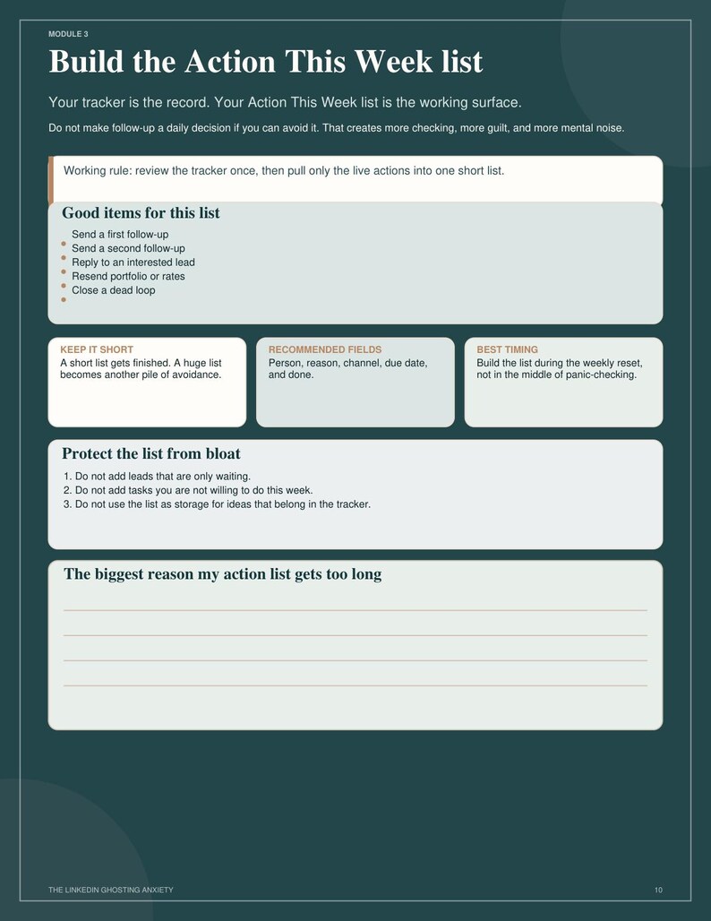 Freelancer Follow Up Tracker PDF, Client Ghosting Planner, Pitch & Proposal Log, Upwork Lead Tracker, Printable System image 4