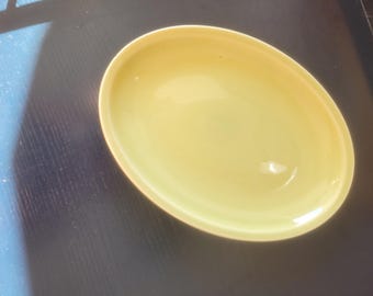 Mid-Century Modern Paden City Pottery Ceramic Oval Platter - Dated K 52