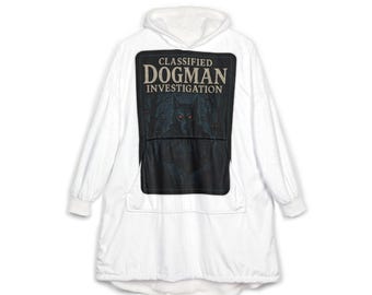 Unisex Gothic Kapuzendecke - Dogman Shadow Forest Art