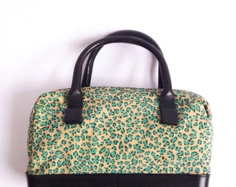 BOTTEGA VENETA mini leopard leather hanbag