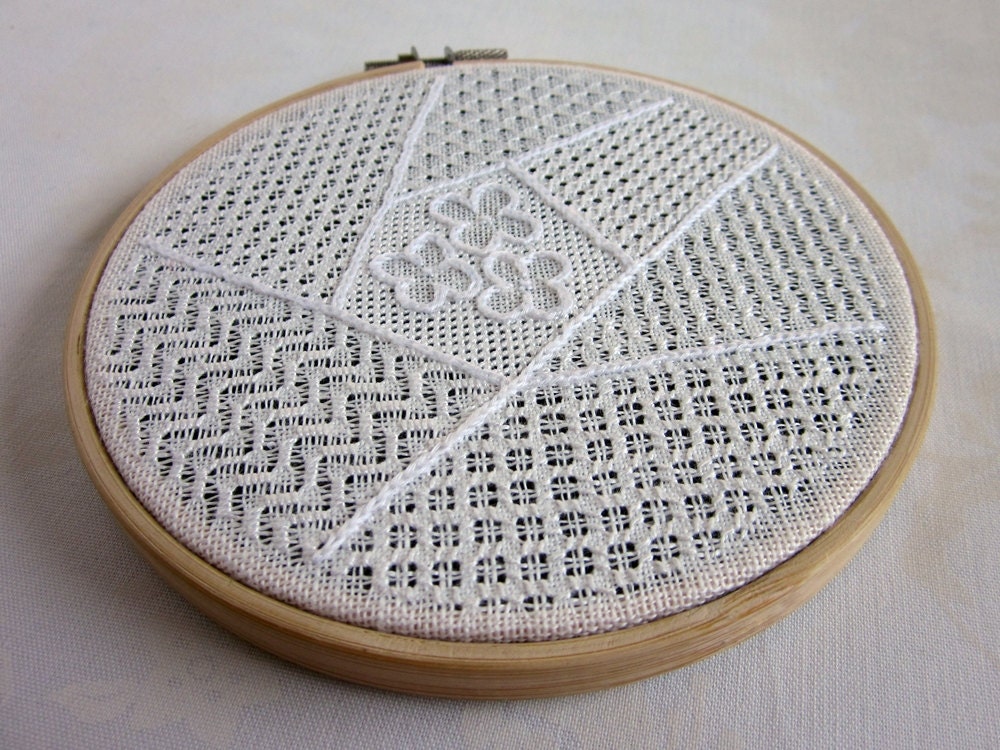 Pulled Thread, Digital Embroidery Pattern, Whitework Embroidery