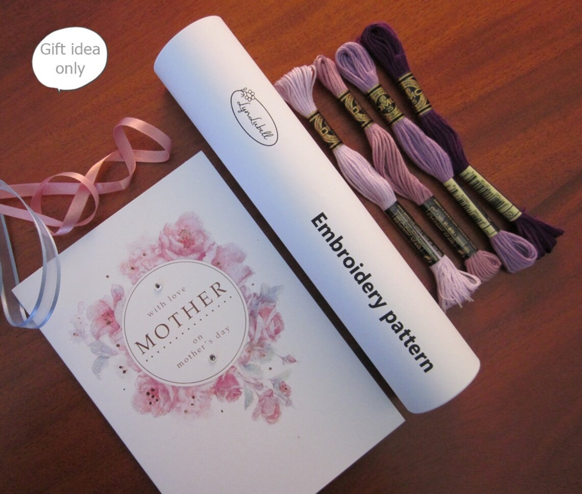 Needlepoint Embroidery Pattern, Blue Eyelet Pincushion, Canvas Work