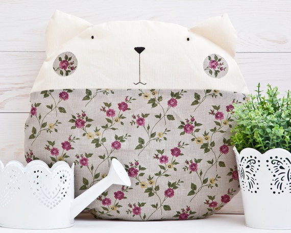 Poduszki Dla Kotka Dekoracyjne Poduszki Poduszka Kot Etsy