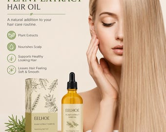 Rosemary Hair Oil for Scalp Care, Nourishing Hair & Scalp Treatment, Lightweight Hair Growth Oil, Hair Root Care, Softening Hair Essence
