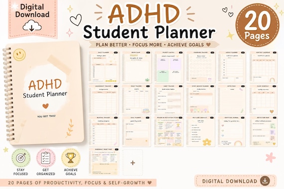 ADHD Student Planner for iPad
