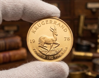1978 Paul Kruger Krugerrand Goldmünze, ikonisches südafrikanisches Sammlerstück