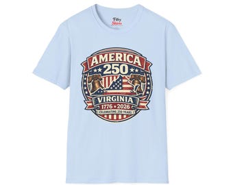 America 250 Virginia 1776-2026 Gedenk T-Shirt