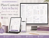 Content Creator Planner | Social Media Scheduler, Script Tracker (HTML App)