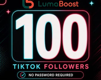Tiktok Followers Growth Service | 100 Followers & Boost Your Promotion Strategy | Social Media Boost