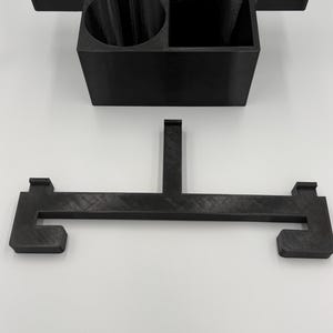 Bow Hunter Hub Blind Kit | Compound Bow Hanger + Cup Holder Combo | Drop-On Set for Ameristep Primos Rhino | USA Made image 1