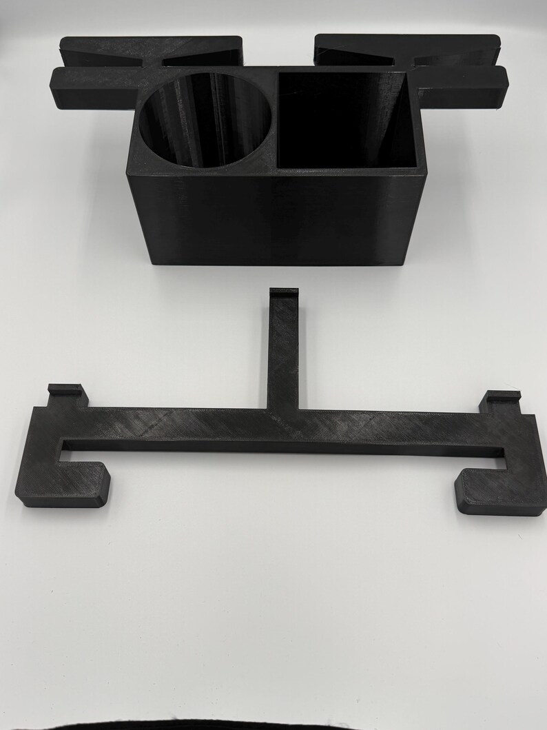 Bow Hunter Hub Blind Kit | Compound Bow Hanger + Cup Holder Combo | Drop-On Set for Ameristep Primos Rhino | USA Made image 1