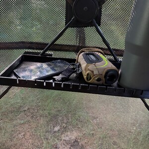 Hub Blind Shelf | Hunting Blind Tray with Hook Slots | Fits Ameristep Primos Rhino Muddy | Pop Up Ground Blind | USA Made Bild 7