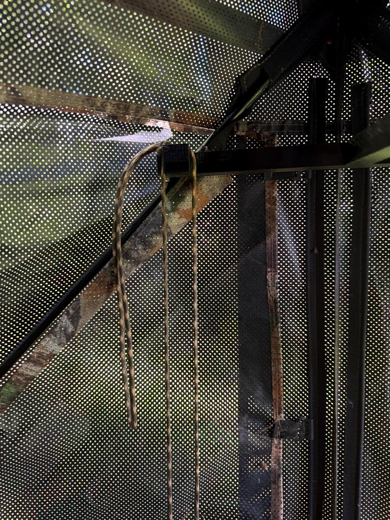 Bow Hunter Hub Blind Kit | Compound Bow Hanger + Cup Holder Combo | Drop-On Set for Ameristep Primos Rhino | USA Made image 10