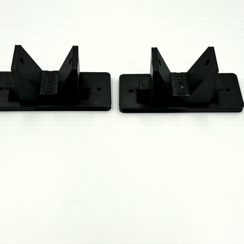 Ice Auger Holder 2 Clamp Kit | Sled Sidewall Mount | Eskimo Pistol Bit K Drill ION Strikemaster Fit | USA | Sorted3D image 3