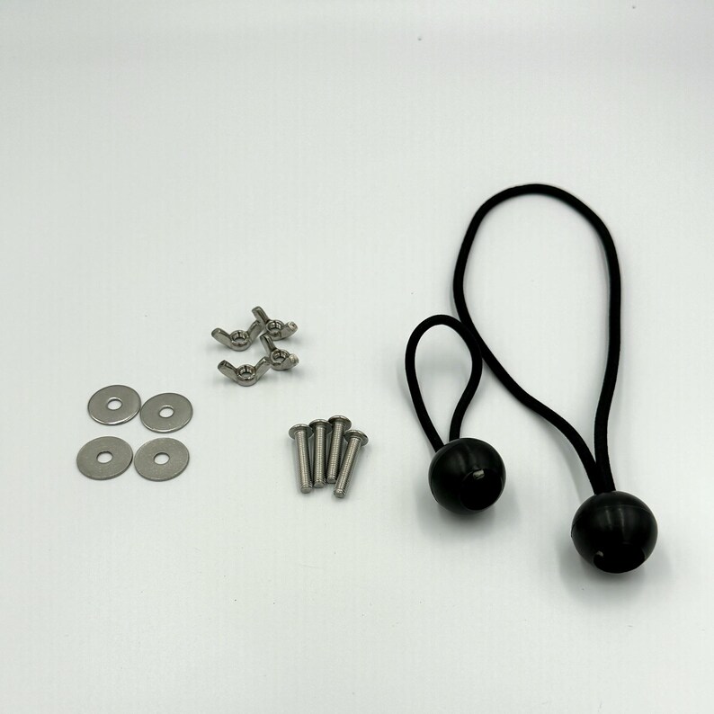 Kit organizador para trineo de pesca en hielo / Soporte para taladro de punta de caña / Shappell Otter Eskimo Fit / Fabricado en EE. UU. / Sorted3D imagen 8