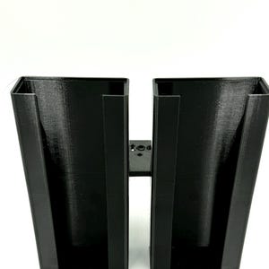 Tip Up Holder 2 Slot | Beaver Dam Lakes Rivers Wood Fit | Ice Fishing Sled Rail Mount | USA Made PETG | Sorted3D image 3