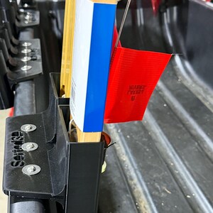 Tip Up Holder 2 Slot | Beaver Dam Lakes Rivers Wood Fit | Ice Fishing Sled Rail Mount | USA Made PETG | Sorted3D image 6