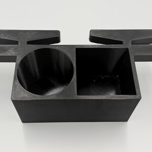 Bow Hunter Hub Blind Kit | Compound Bow Hanger + Cup Holder Combo | Drop-On Set for Ameristep Primos Rhino | USA Made image 3