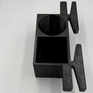 Bow Hunter Hub Blind Kit | Compound Bow Hanger + Cup Holder Combo | Drop-On Set for Ameristep Primos Rhino | USA Made image 7