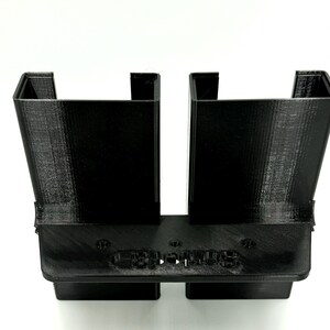 Tip Up Holder 2 Slot | Beaver Dam Lakes Rivers Wood Fit | Ice Fishing Sled Rail Mount | USA Made PETG | Sorted3D image 4