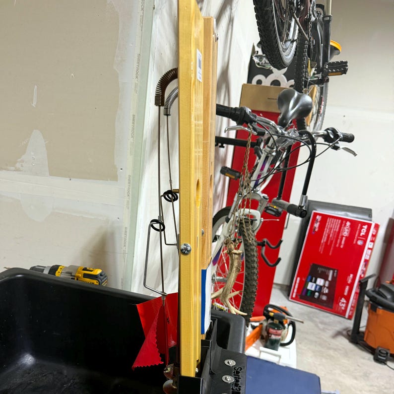 Tip Up Holder 2 Slot | Beaver Dam Lakes Rivers Wood Fit | Ice Fishing Sled Rail Mount | USA Made PETG | Sorted3D image 7