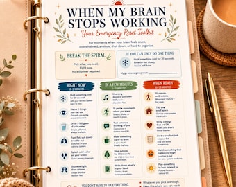 When My Brain Stops Working | ADHD Emergency Reset Toolkit | Anxiety Relief