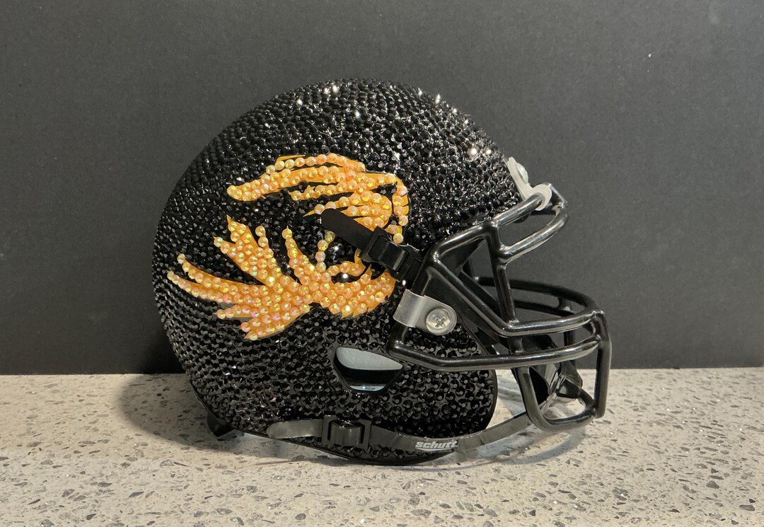 Missouri Tigers Bedazzled Mini Helmet - Etsy