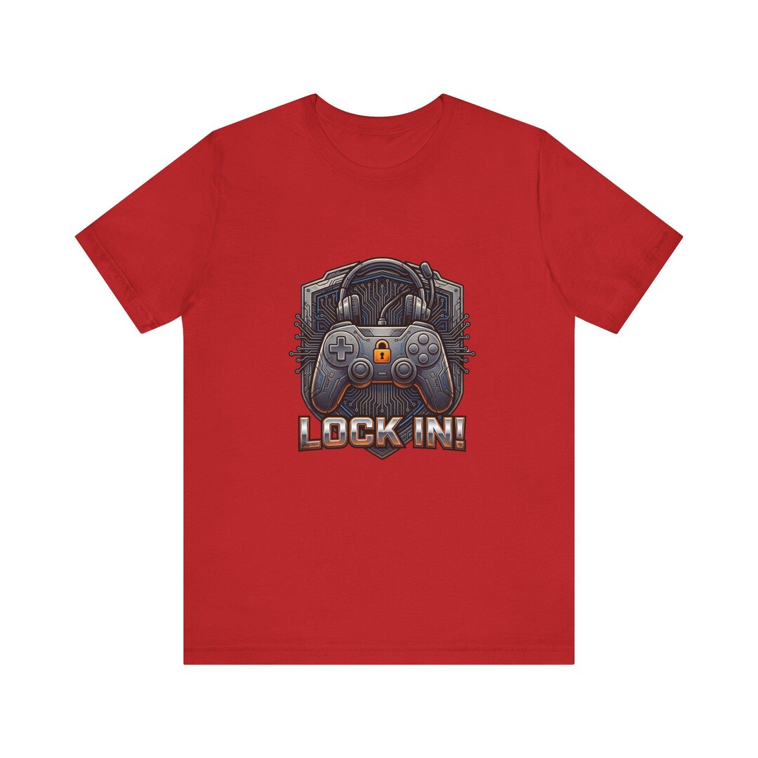 Lock in Life | Gamer Controller Tee | Gaming Graphic T-shirt | Unisex ...