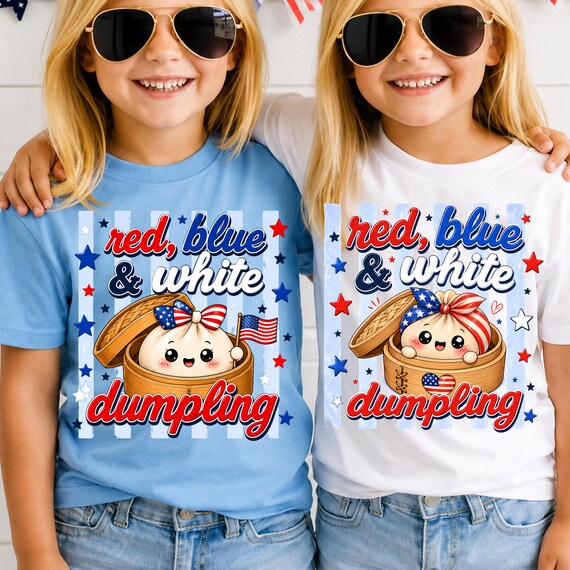 All American Dumpling PNG, American Dumpling png, Funny 4th of july sublimation design , 4th of July Kids PNG