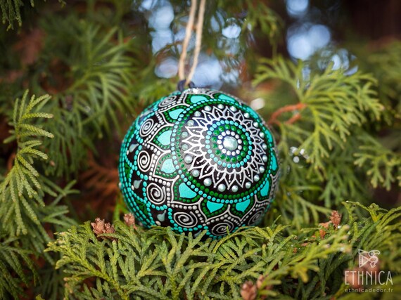 Turquoise blue christmas ornaments Clearance
