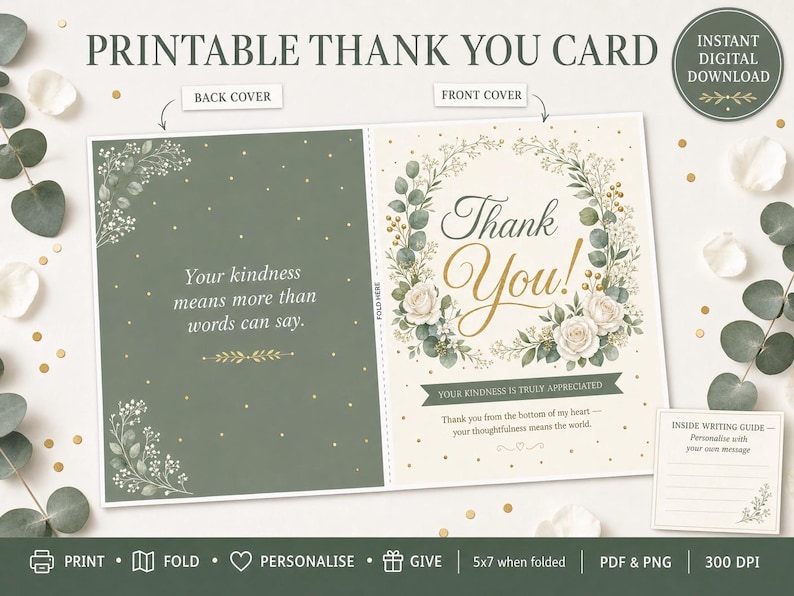 Printable Thank You Card