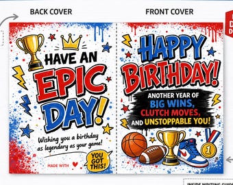 Sports Boy Teenager Birthday Card