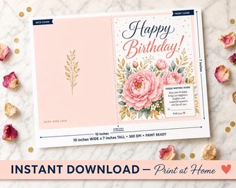 Birthday Floral Elegant