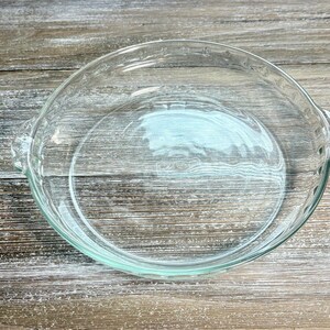 Vintage Pyrex Glass Fluted Pie Plate Dish #229 Deep Dish 9.5 Round USA