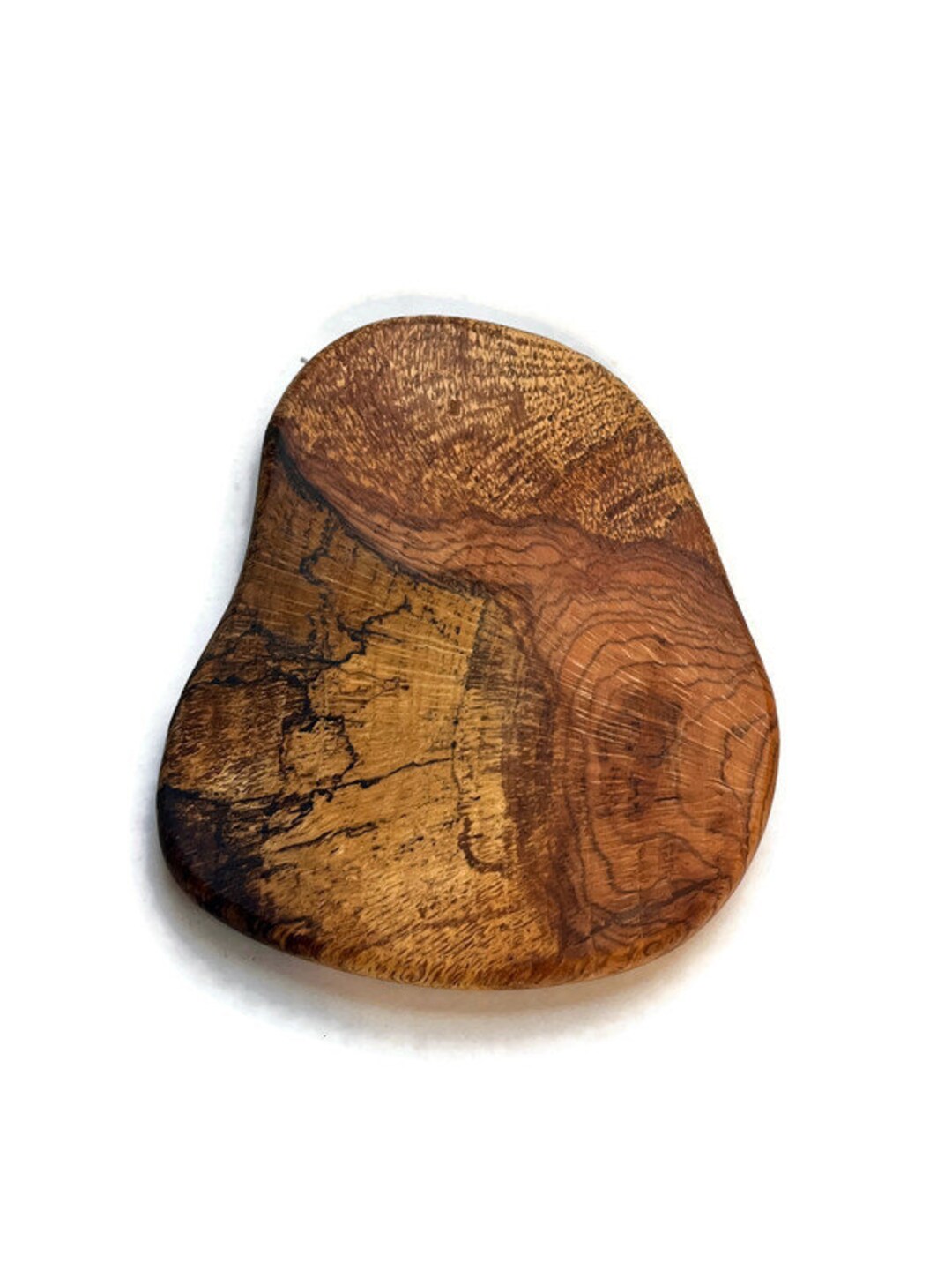 Spalted Red Oak Wood Trivet Small Rustic Coaster Hot Pot Etsy