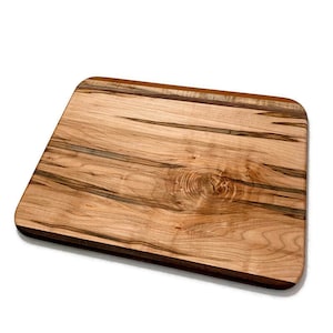 Large Rectangle Multi Wood Cutting Board, Wide Wooden Kitchen Chopping Board, Rustic Eco Friendly Chef Gift