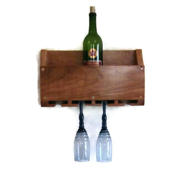 Cherry Wine Rack Wood Wine Rack Gift for Wine Lover Etsy