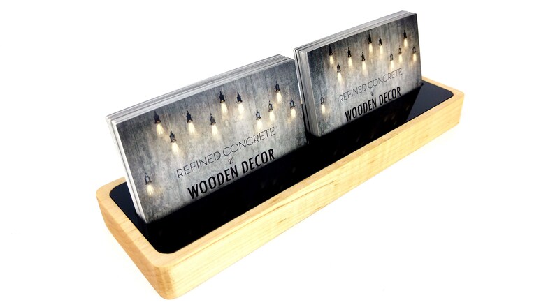 Office Business Card Holder For Desk Business Card Holder Etsy