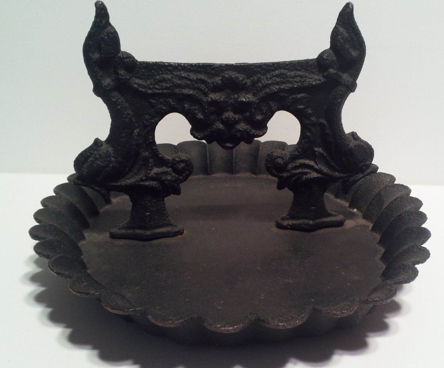 Antique Victorian Cast Iron Boot Scraper Dolphin Design Etsy