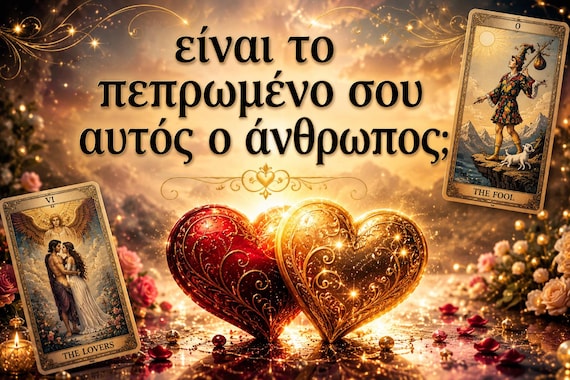 Είναι  το πεπρωμένο σου; | Destiny Tarot Reading: Is He Your Soulmate? (Personalized PDF)   Tarot Reading by Stella TARO