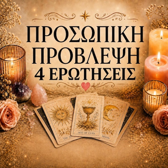 Personal Tarot Reading (PDF) – 4 Ερωτήσεις      Tarot Reading by Stella TARO