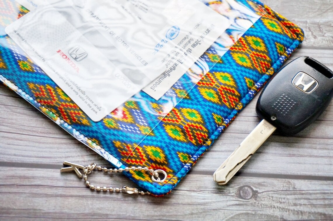 Auto documents sleeve Pink watermelon car registration holder Etsy