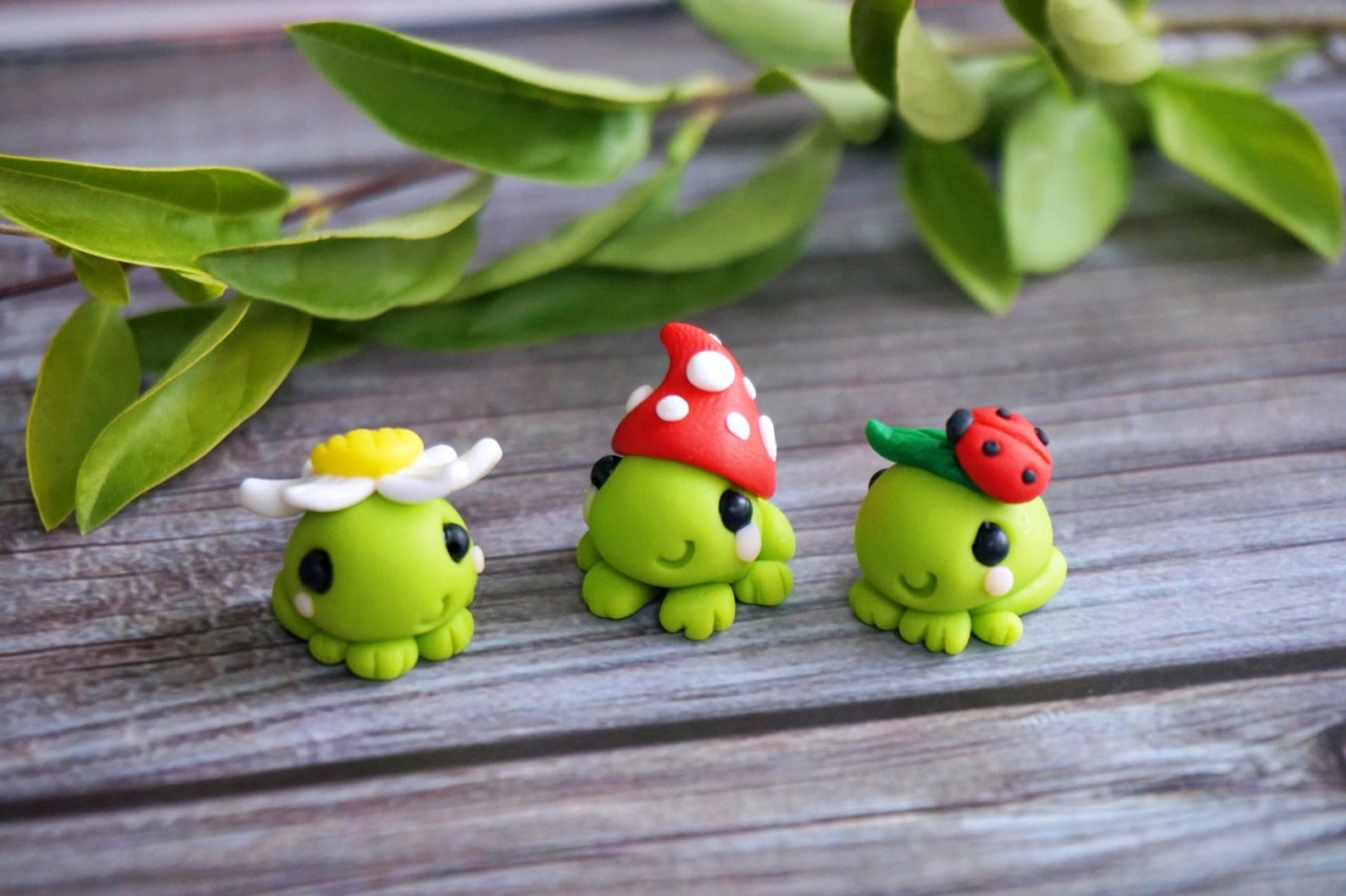 Süßer Smiley Frosch für den Feengarten im Innen oder | Etsy