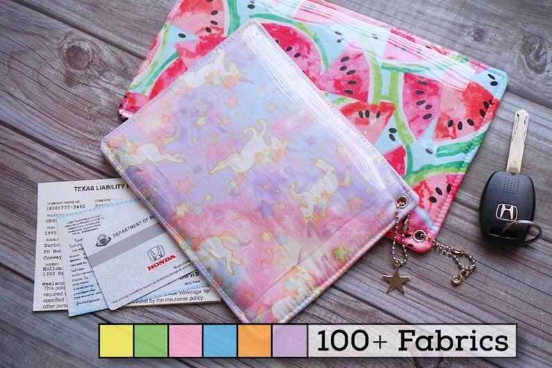 Car registration holder Women Car accessories Pull over Etsy