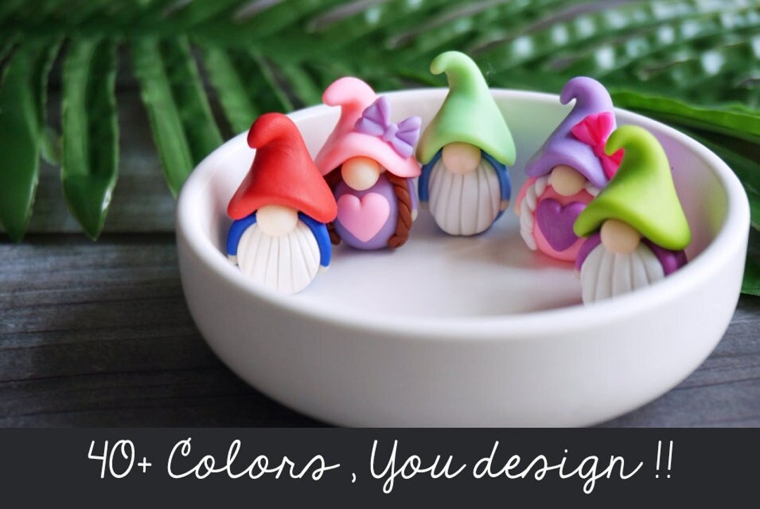 Custom Gnomes Stitch Markers Keychain Miniature Gnome Charm Etsy